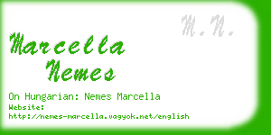 marcella nemes business card